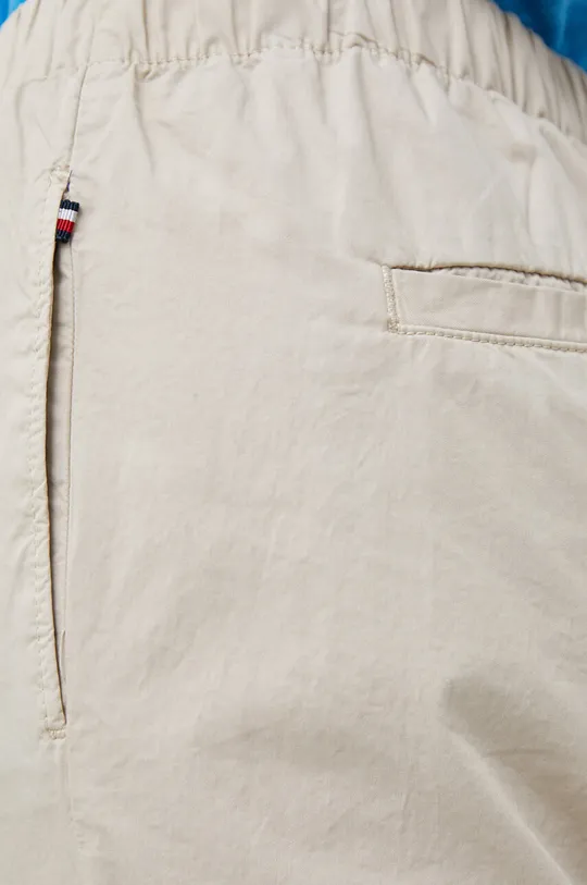 beżowy Tommy Hilfiger spodnie bawełniane