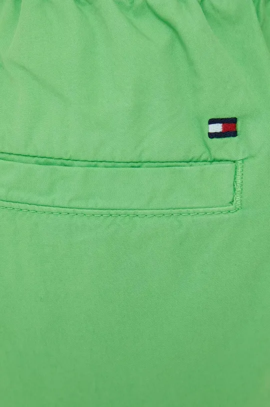 Tommy Hilfiger spodnie bawełniane zielony WW0WW38730.PPYX