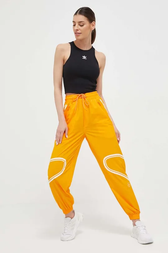 adidas by Stella McCartney pantaloni da allenamento TruePace arancione