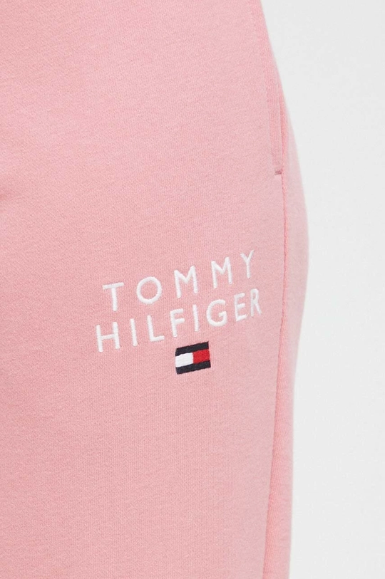 różowy Tommy Hilfiger spodnie dresowe