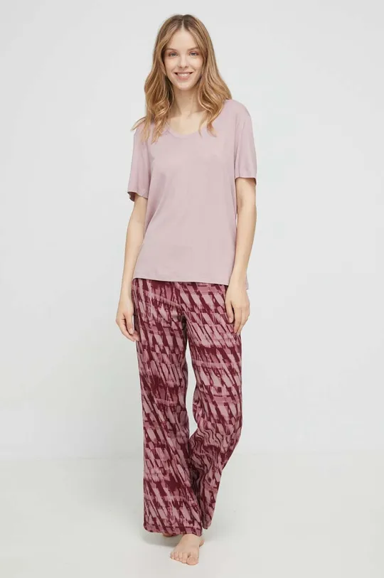 Spodnji del pižame Calvin Klein Underwear vijolična
