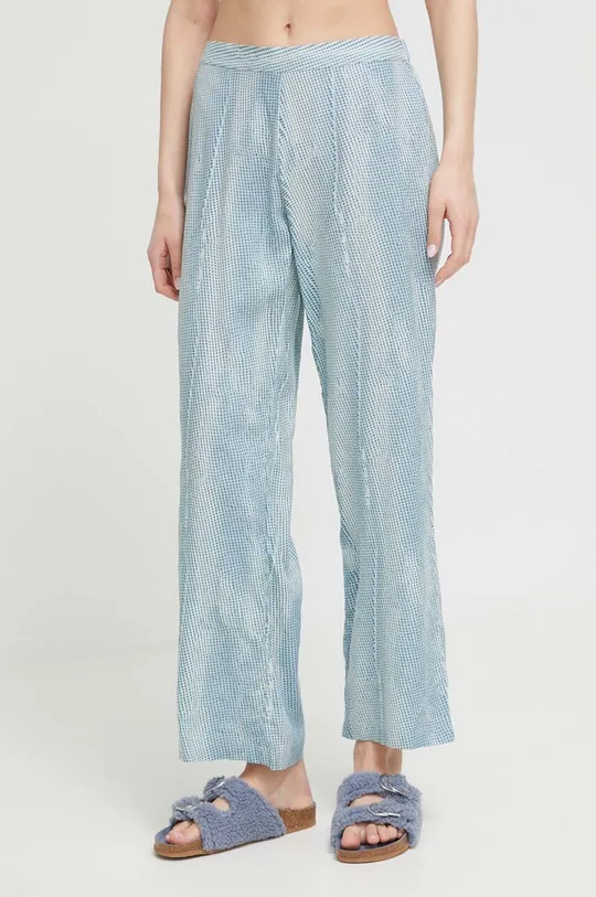 modrá Pyžamové nohavice Calvin Klein Underwear Dámsky