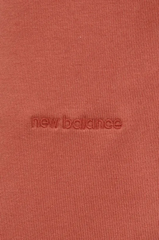 κόκκινο Βαμβακερό παντελόνι New Balance