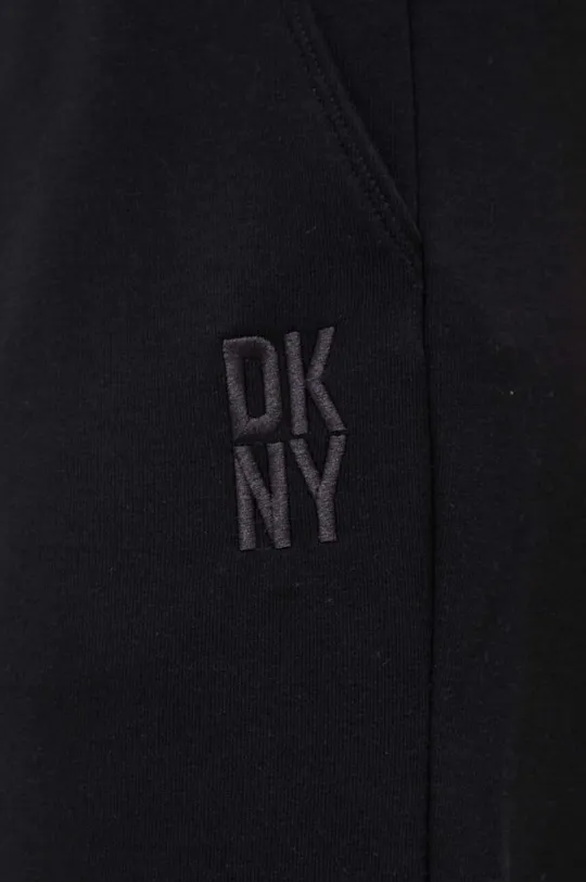 czarny Dkny spodnie dresowe