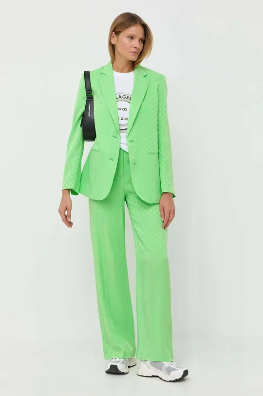 Παντελόνι Karl Lagerfeld πράσινο