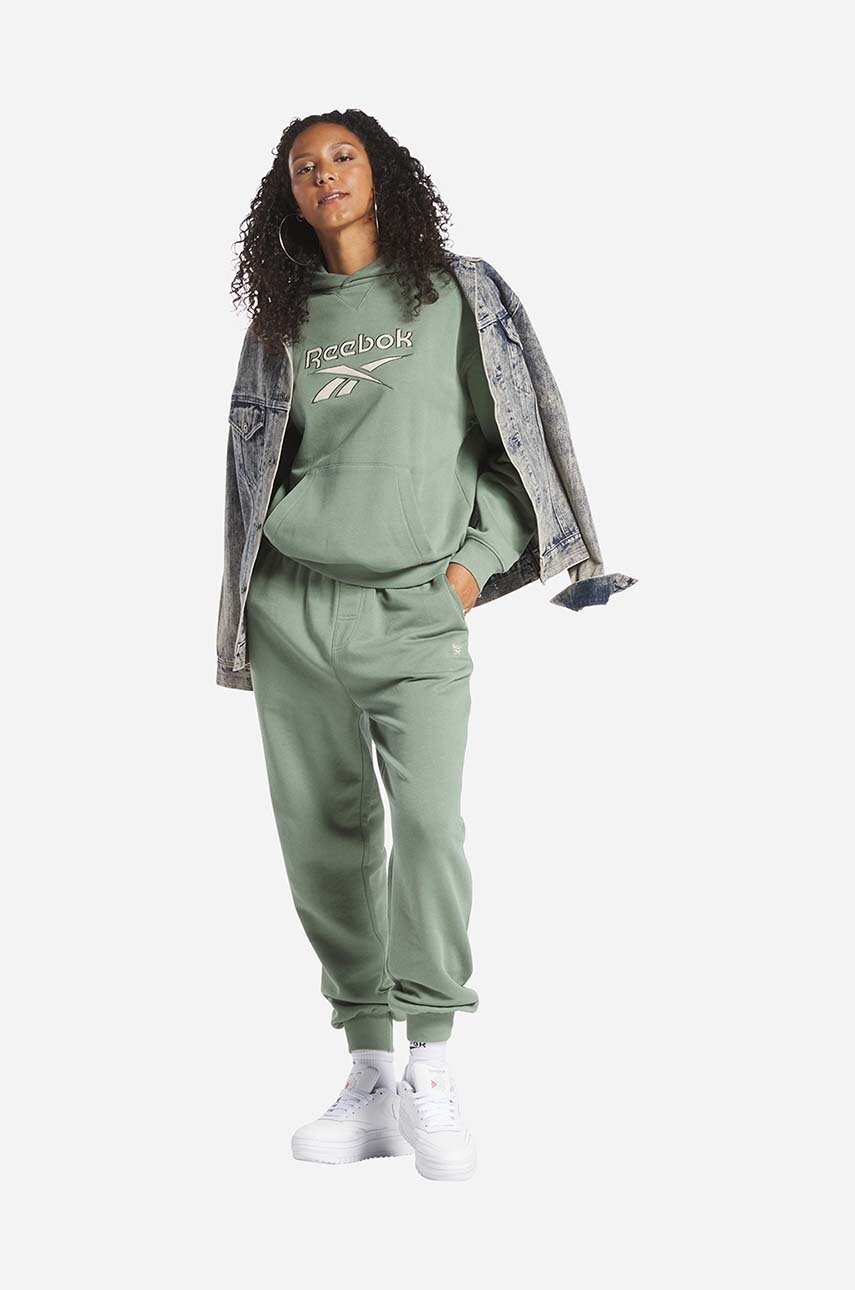 Reebok Classic pantaloni in cotone Classic AE Archive Fit verde