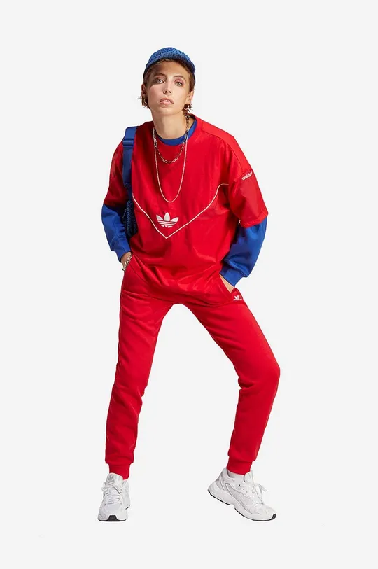 adidas Originals joggers red