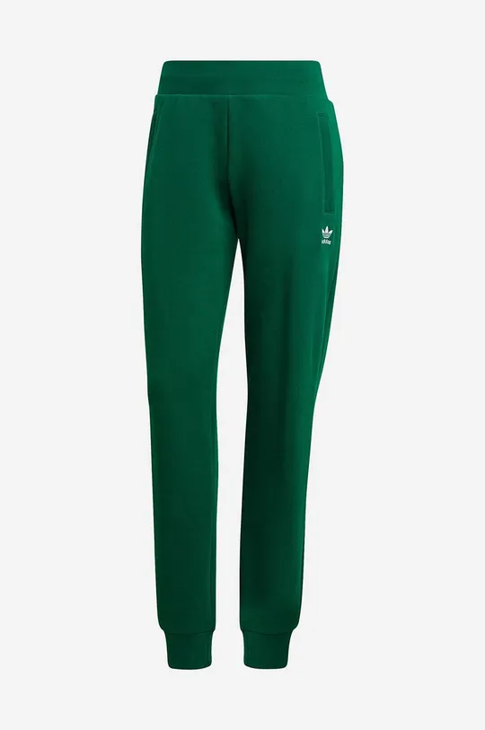 zielony adidas Originals spodnie dresowe bawełniane