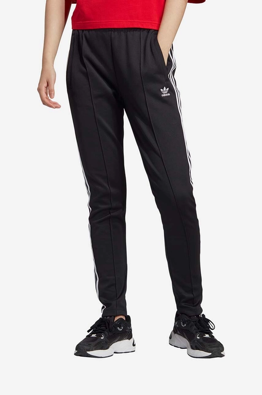 negru adidas Originals pantaloni de trening De femei