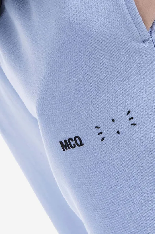 niebieski MCQ spodnie dresowe bawełniane