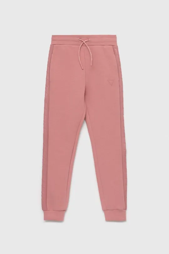 розовый Детские спортивные штаны Guess Для девочек