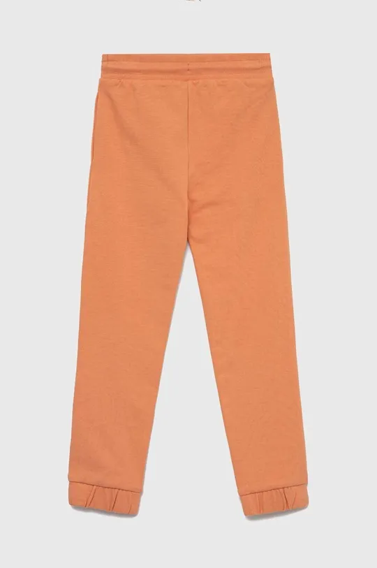 Детские хлопковые штаны Guess оранжевый