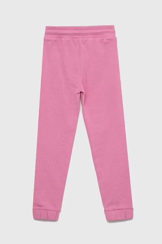Guess spodnie dresowe bawełniane dziecięce fioletowy