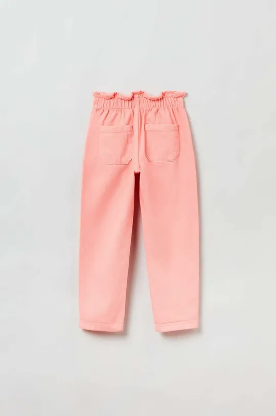 Παιδικό βαμβακερό παντελόνι OVS ροζ