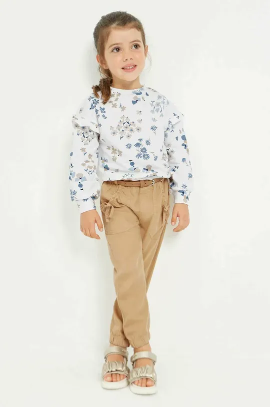 бежевий Дитячі штани Mayoral Для дівчаток
