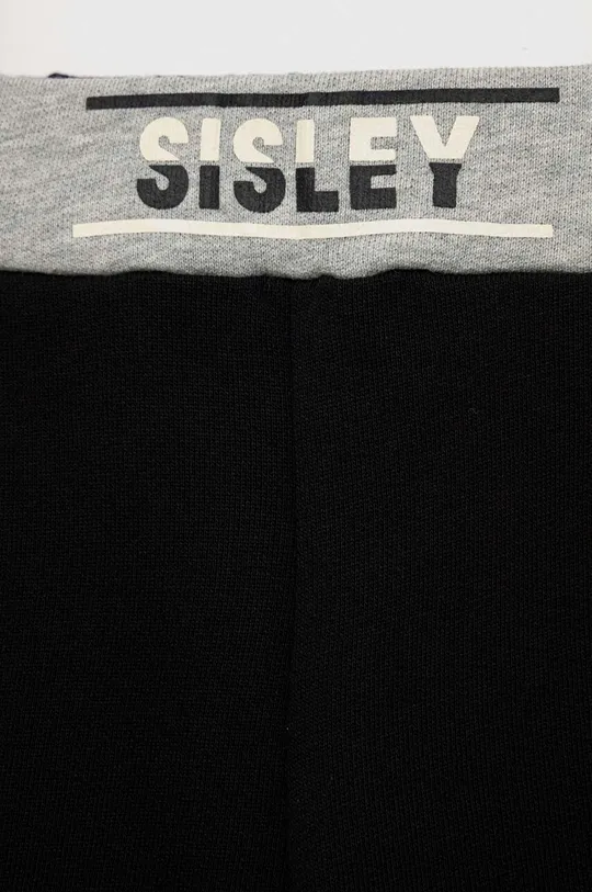 чёрный Детские спортивные штаны Sisley