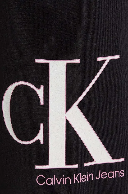 crna Dječji donji dio trenirke Calvin Klein Jeans