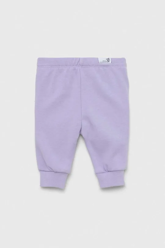 GAP spodnie dresowe niemowlęce x Disney fioletowy