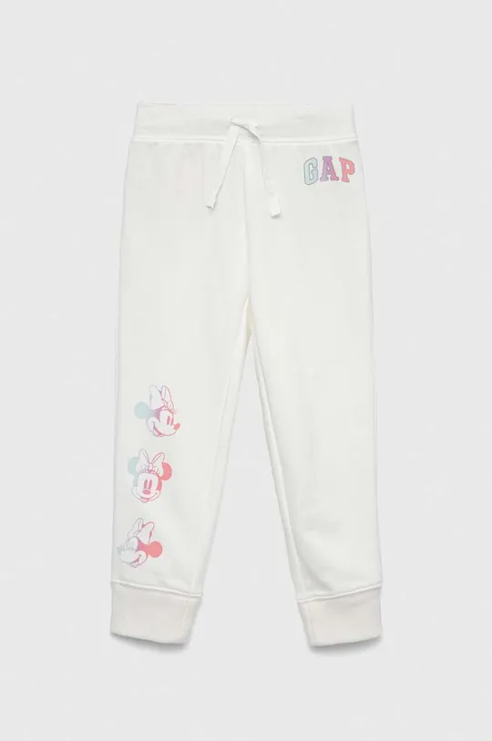biały GAP spodnie dresowe dziecięce x Disney Dziewczęcy