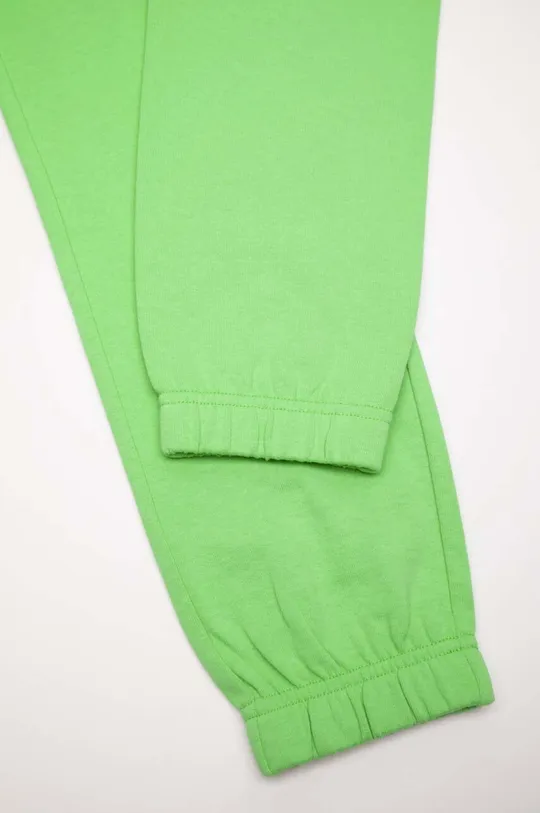 зелёный Детские хлопковые штаны Coccodrillo