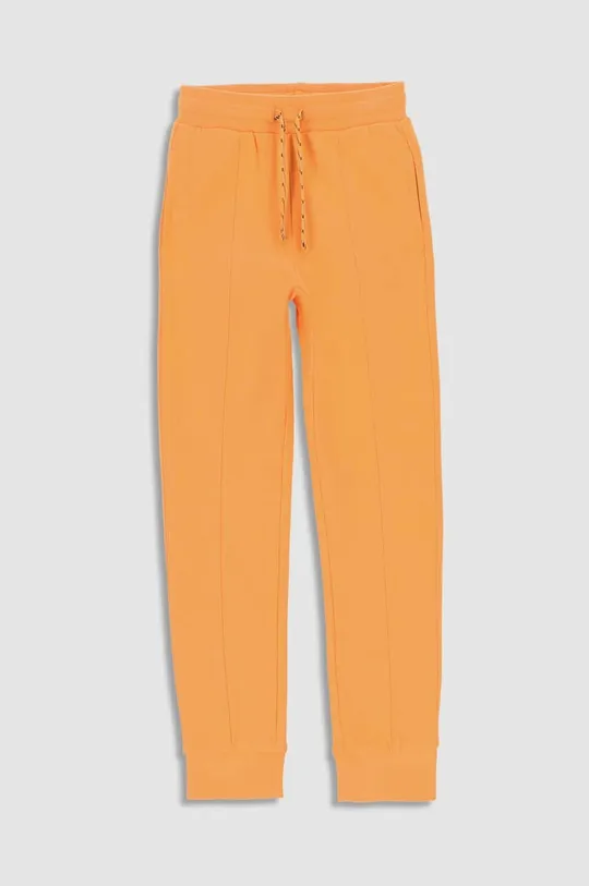 Дитячі бавовняні штани Coccodrillo помаранчевий