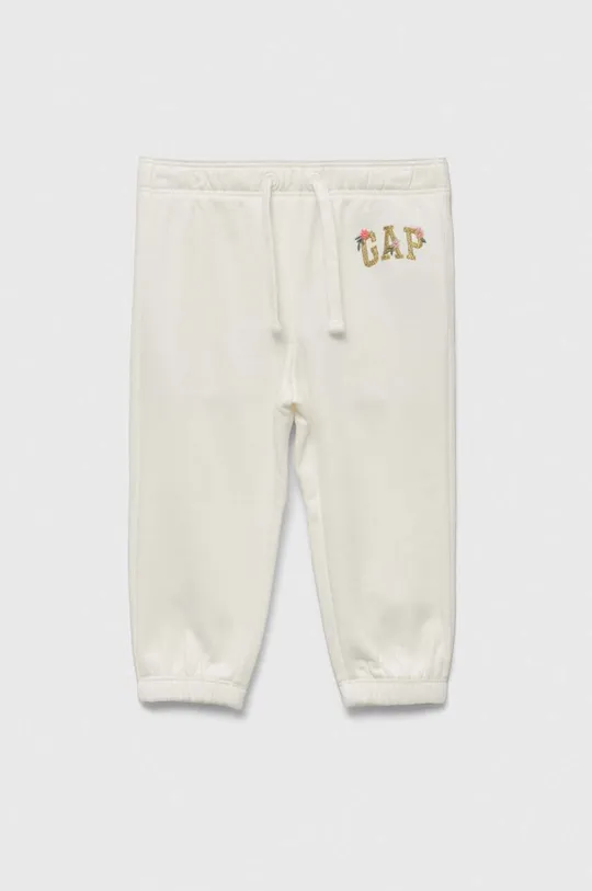 белый Детские спортивные штаны GAP Для девочек