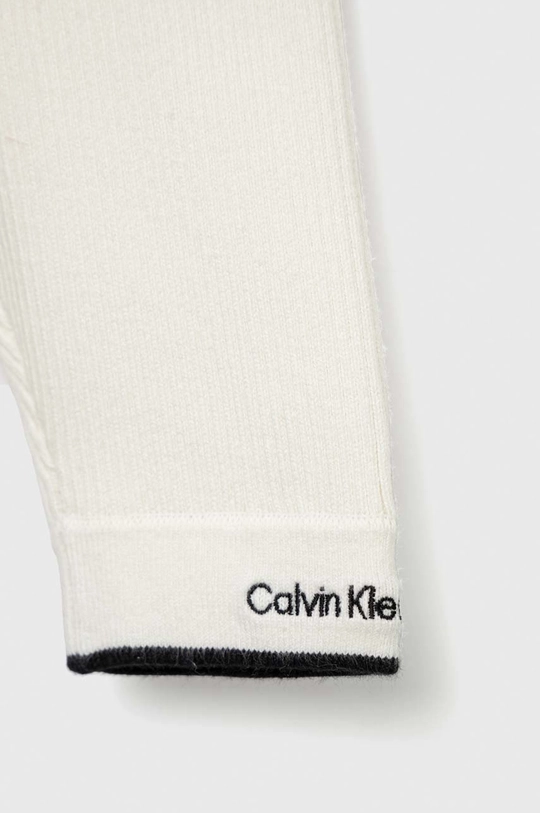 Otroški spodnji del trenirke Calvin Klein Jeans  80 % Bombaž, 17 % Poliamid, 3 % Elastan