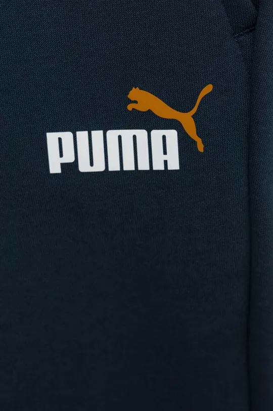 μπλε Παιδικό φούτερ Puma ESS+ 2 Col Logo Pants FL cl B