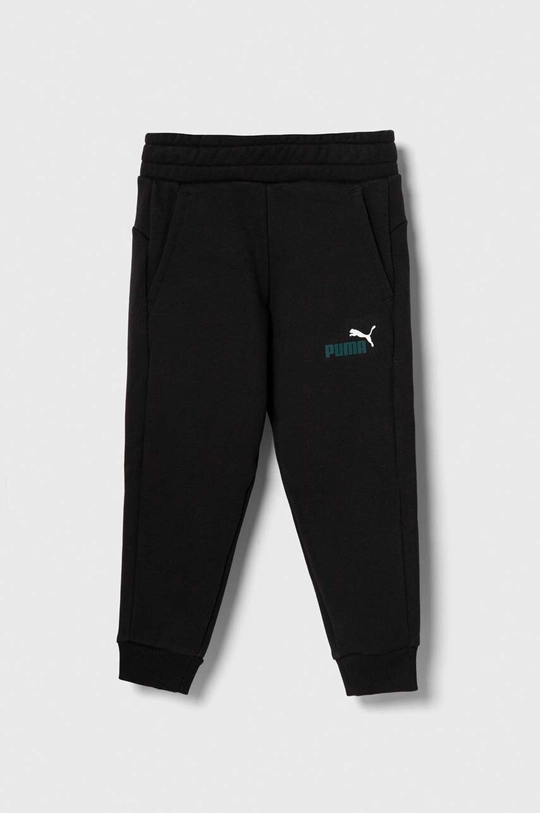 tmavomodrá Detské tepláky Puma ESS+ 2 Col Logo Pants FL cl B Detský