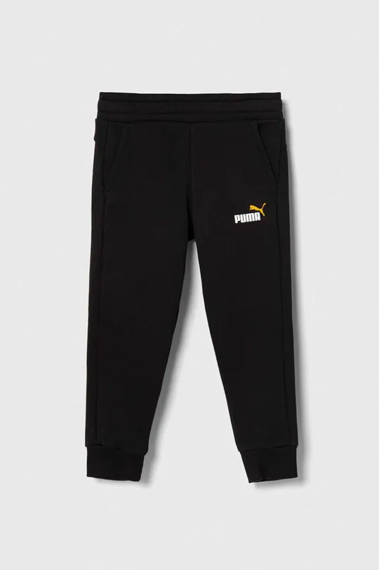 чёрный Детские спортивные штаны Puma ESS+ 2 Col Logo Pants FL cl B Детский