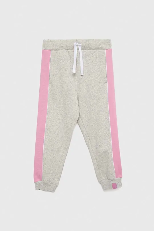 grigio United Colors of Benetton pantaloni tuta in cotone bambino/a Bambini