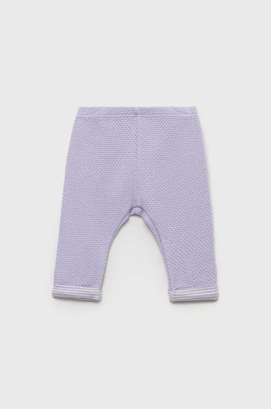 fioletowy United Colors of Benetton spodnie dresowe niemowlęce Dziecięcy