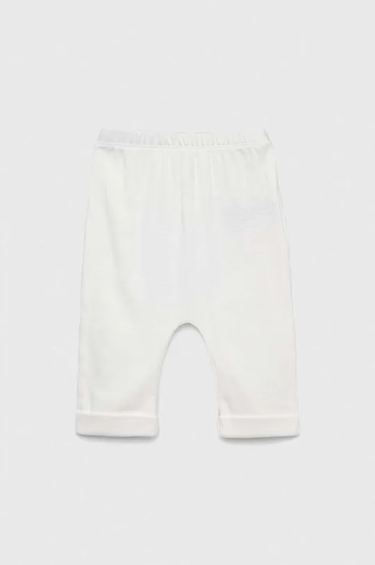 λευκό Βρεφικό βαμβακερό παντελόνι GAP Παιδικά