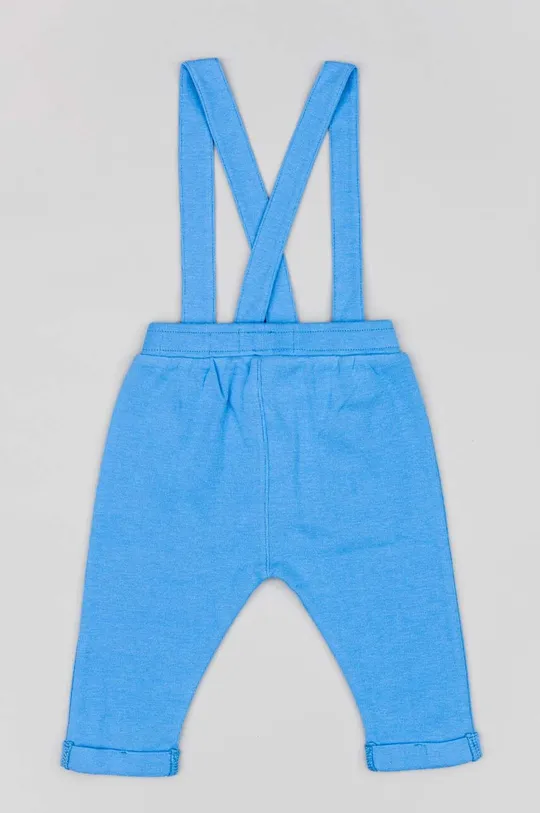 zippy pantaloni de bumbac pentru copii albastru