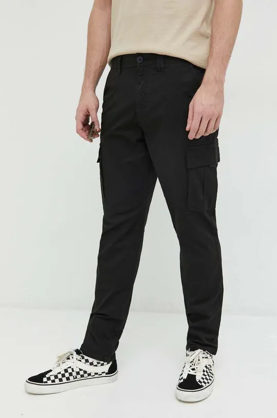 μαύρο Παντελόνι Solid Ανδρικά