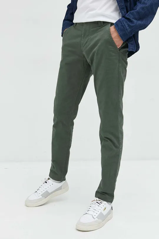 πράσινο Παντελόνι Tommy Jeans Ανδρικά