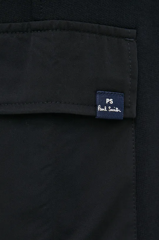 czarny PS Paul Smith spodnie dresowe bawełniane