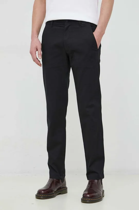 černá Kalhoty Calvin Klein Pánský