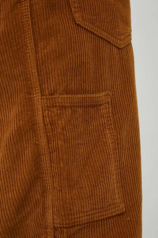 brązowy Levi's spodnie sztruksowe