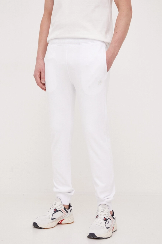 bianco Save The Duck pantaloni da jogging in cotone Uomo