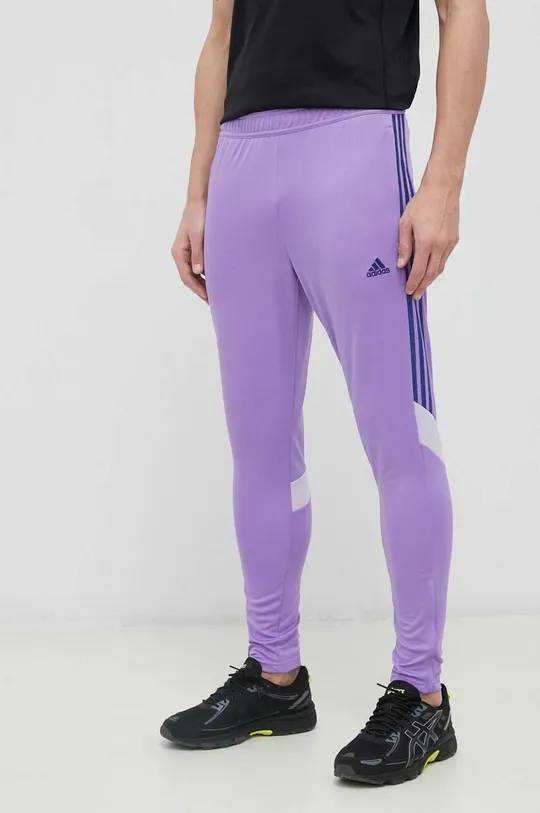 фиолетовой Тренировочные брюки adidas Tiro Мужской