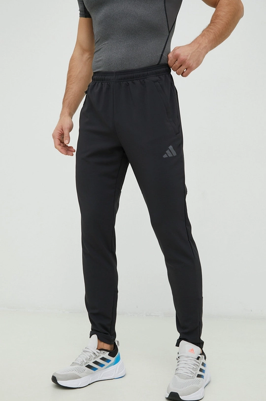 czarny adidas Performance spodnie treningowe Training Essentials Męski