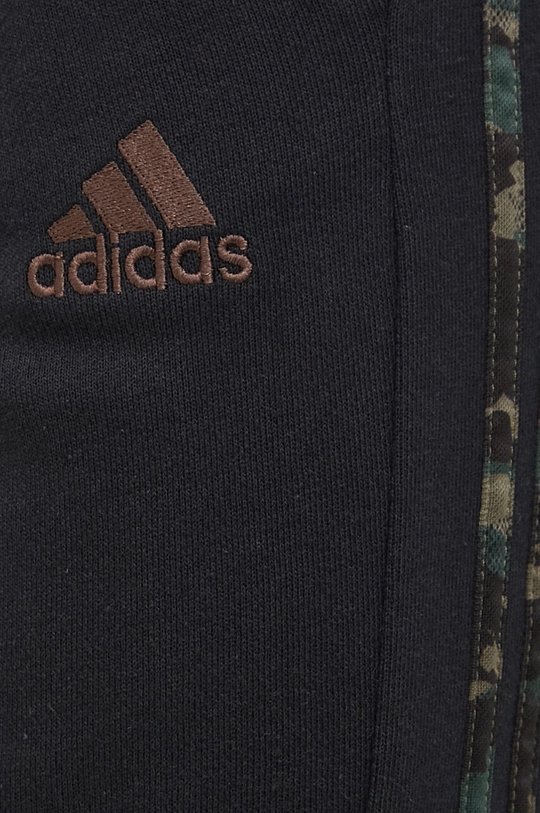 čierna Bavlnené tepláky adidas