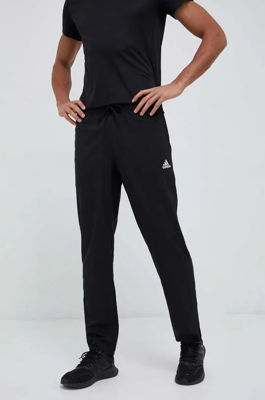 czarny adidas spodnie treningowe Essentials Stanford Męski