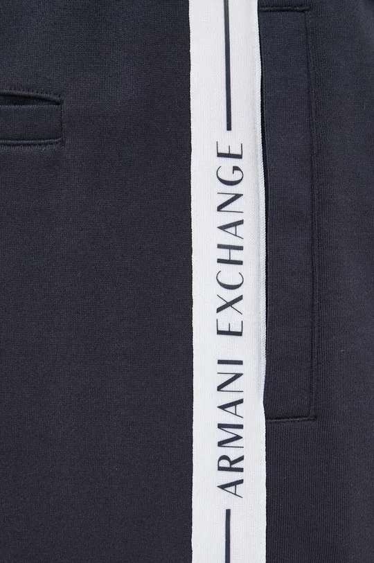 granatowy Armani Exchange spodnie dresowe