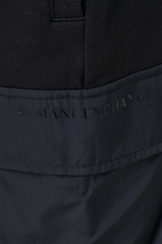 čierna Tepláky Armani Exchange