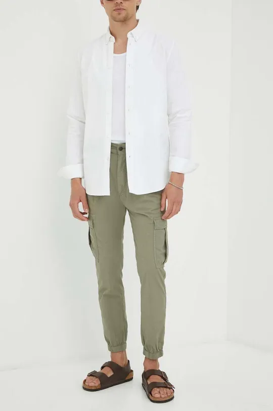 verde Drykorn pantaloni in cotone Uomo
