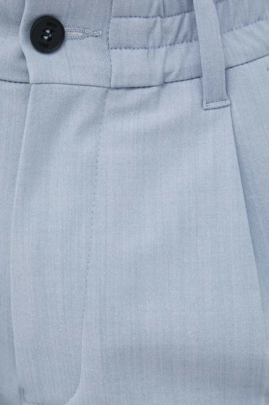 niebieski Drykorn spodnie z domieszką wełny Chasy