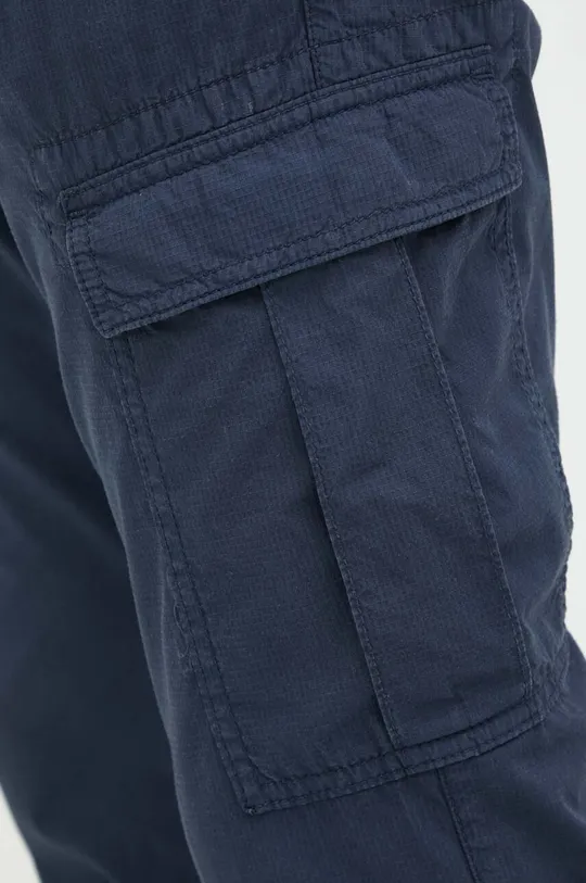 blu navy Drykorn pantaloni in cotone