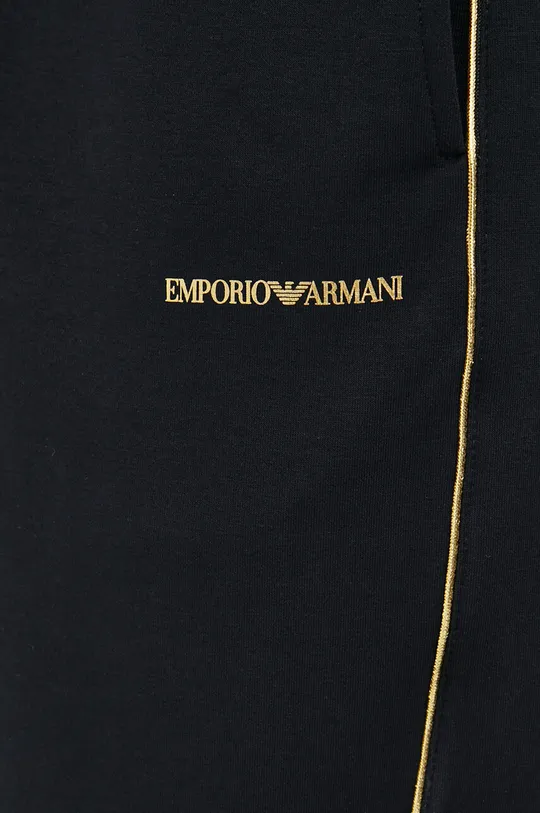 czarny Emporio Armani spodnie dresowe